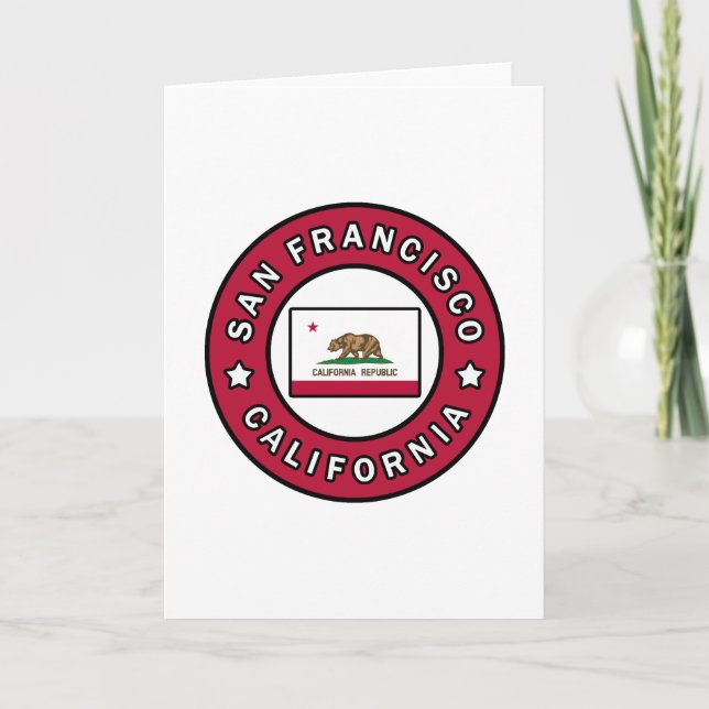 Carte San Francisco la Californie (Devant)