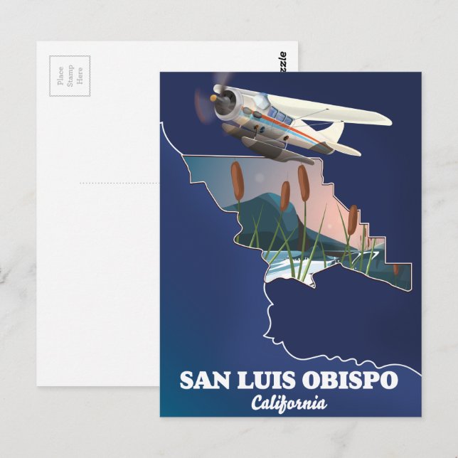 Carte San luis obispo California (Devant / Derrière)