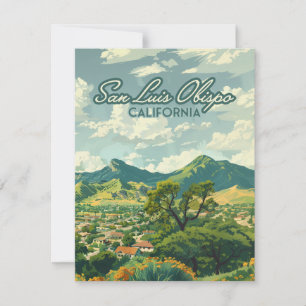 Carte San Luis Obispo SLO California Central Coast
