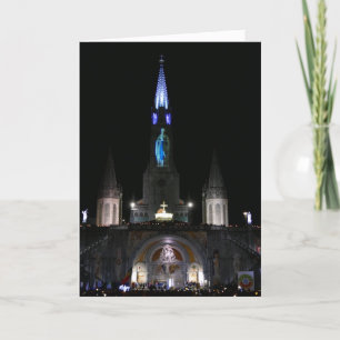 Carte Sanctuaire de Notre-Dame de Lourdes, France -