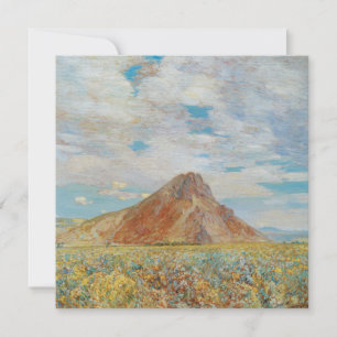 Carte Sand Springs Butte par Childe Hassam, Art ancien