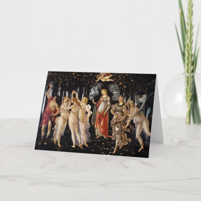 Carte Sandro Botticelli - La Primavera (Devant)