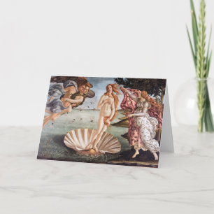 Carte Sandro Botticelli - Naissance de Vénus