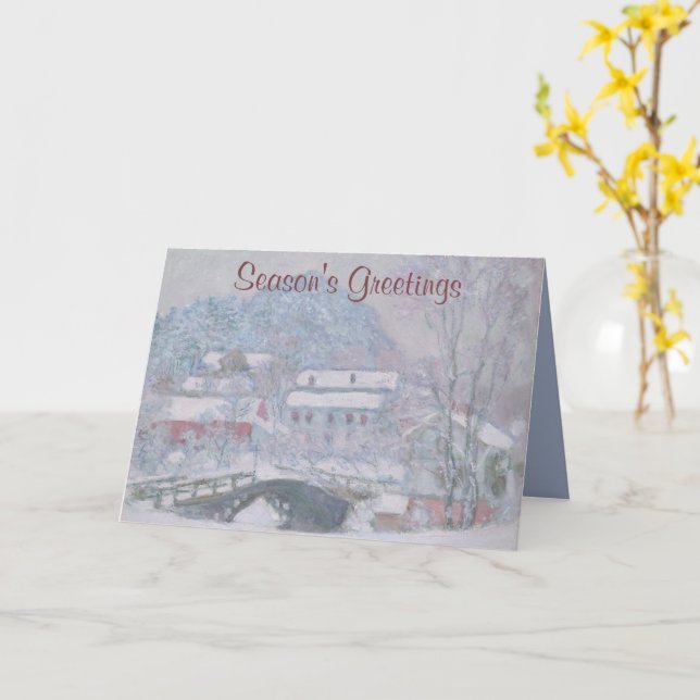 Carte Sandvika, Norvège par Monet Holiday (Fleur jaune)