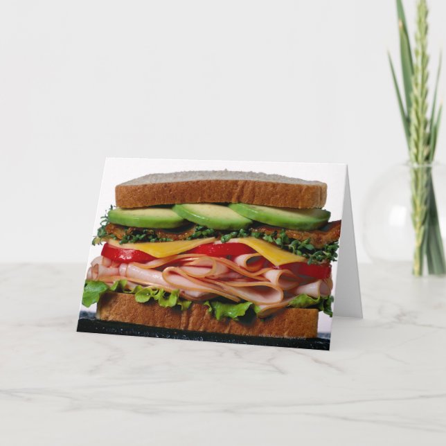 Carte sandwich empilé (Devant)