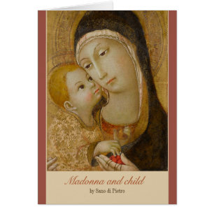 Carte Sano di Pietro Tenderness madonna CC1081