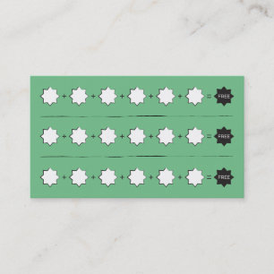 Carte sans marque de fidélité de timbre de poin