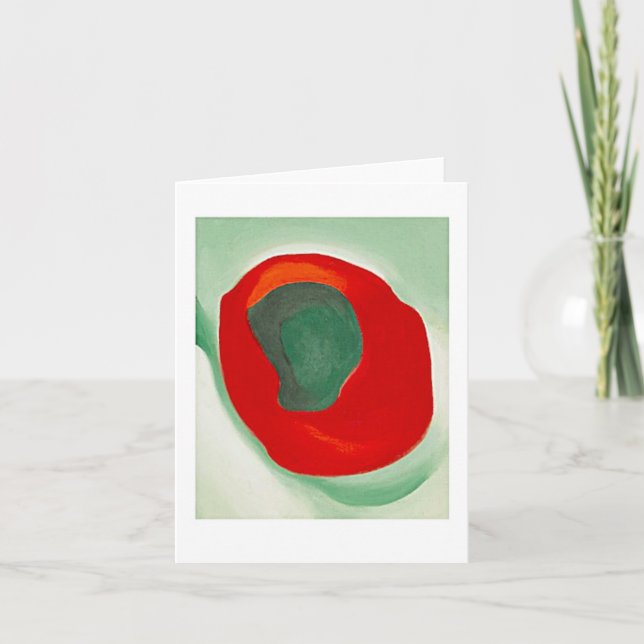 Carte Sans titre, Georgia O'Keeffe, (Devant)
