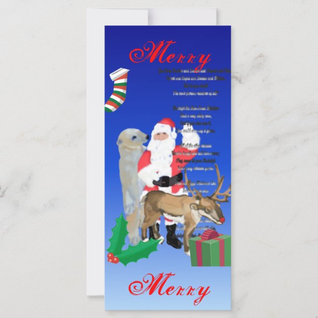 Carte Santa and Friends 2 (Devant)