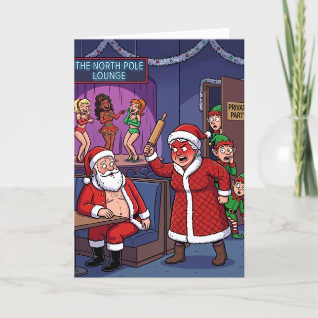 Carte Santa Busted (Devant)