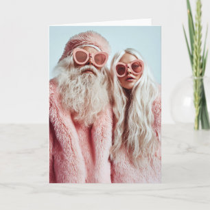 Carte Santa Chic M. et Mme Claus font tourner les têtes