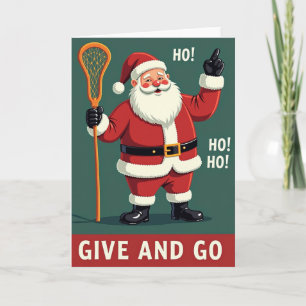 Carte Santa Lacrosse Give And Go