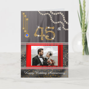 Carte Saphir pour l'anniversaire des 45 ans de mar
