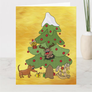 Carte Sapin de Noël 