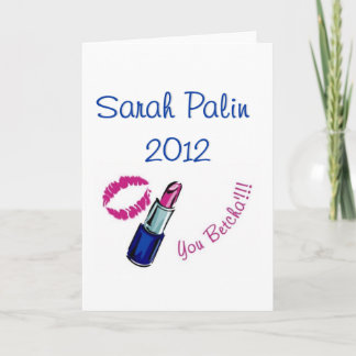 Carte Sarah Palin 2012 Greeting cards