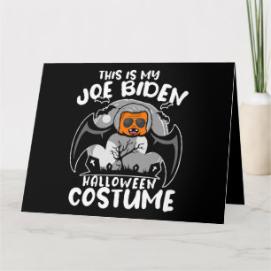 Carte Sarcastique Tee politique drôle Joe Biden Hallowee