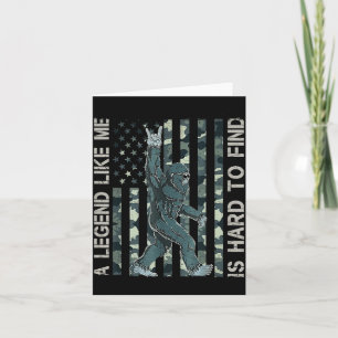 Carte Sasquatch Bigfoot Une légende comme moi est diffic