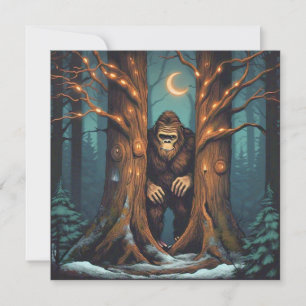 Carte Sasquatch qui se cache