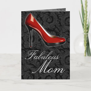 Carte Sassy Red Shoe, Fabulous Mom