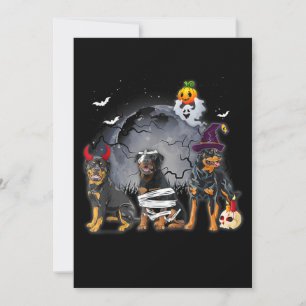 Carte Satan Witch Mummy Halloween Cost