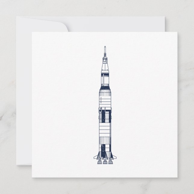 Carte Saturn Rocket (Devant)