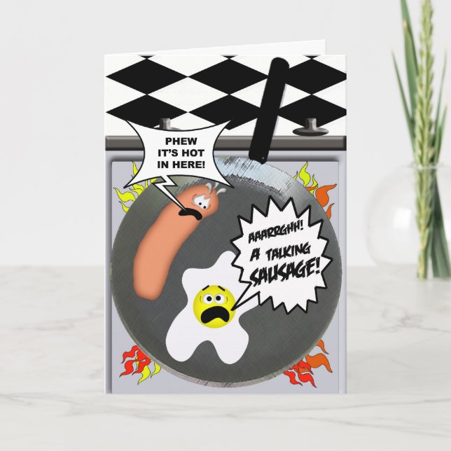 Carte Saucisse parlante (Devant)