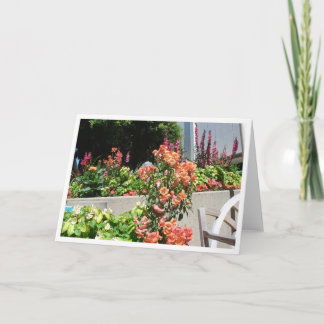 Carte Saumon en fleur