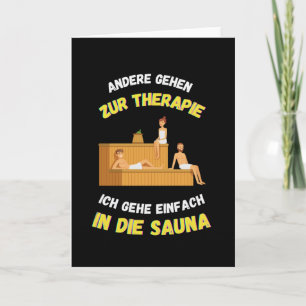 Carte Sauna D'autres vont en thérapie Saunas
