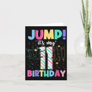 Carte Sauter Son 11E Anniversaire Jumper 11 Ans Jump