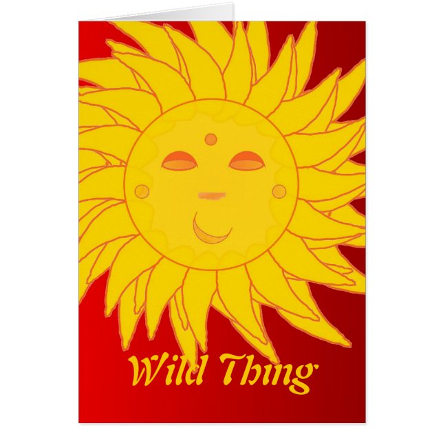 Carte sauvage de chose (Devant)