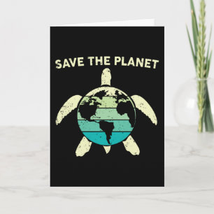 Carte Sauvez l'environnement de la planète Terre