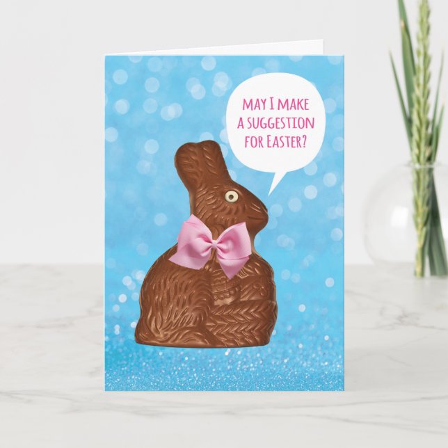 Carte Sauvez un lapin - Mangez des pois de Pâques et des (Devant)