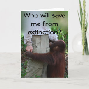 Carte Save Animals from extinction