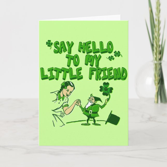Carte Say Hello To My Little Friend (Devant)