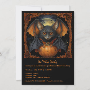 Carte Scandale effrayante Halloween Animaux déguisés