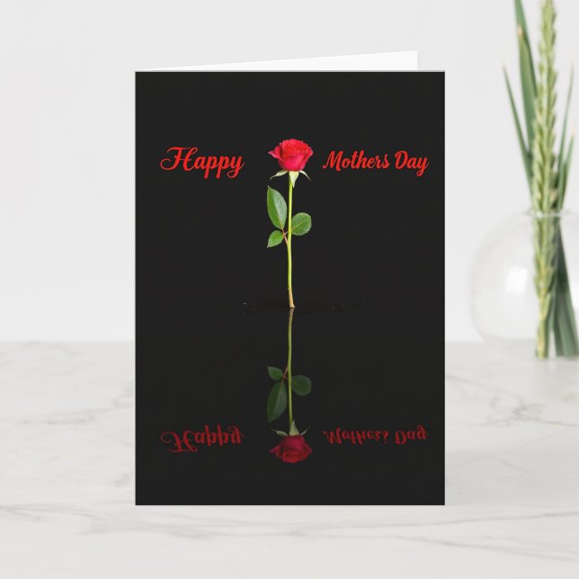 Carte Scarlet Bloom Mothers Day Card (Devant)