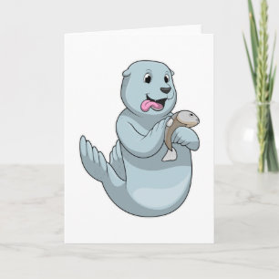 Carte Sceau avec poisson