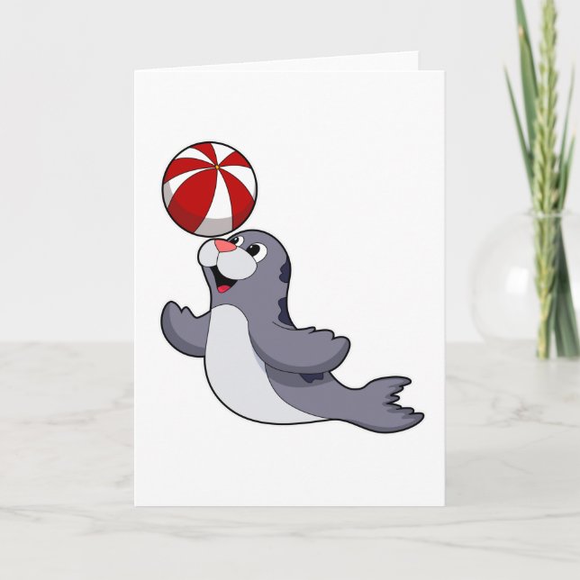 Carte Sceau avec water polo (Devant)