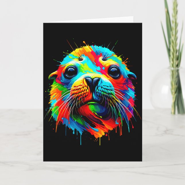 Carte Sceau Lion de Mer  (Devant)