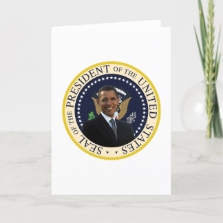 Carte Sceau présidentiel d'Obama