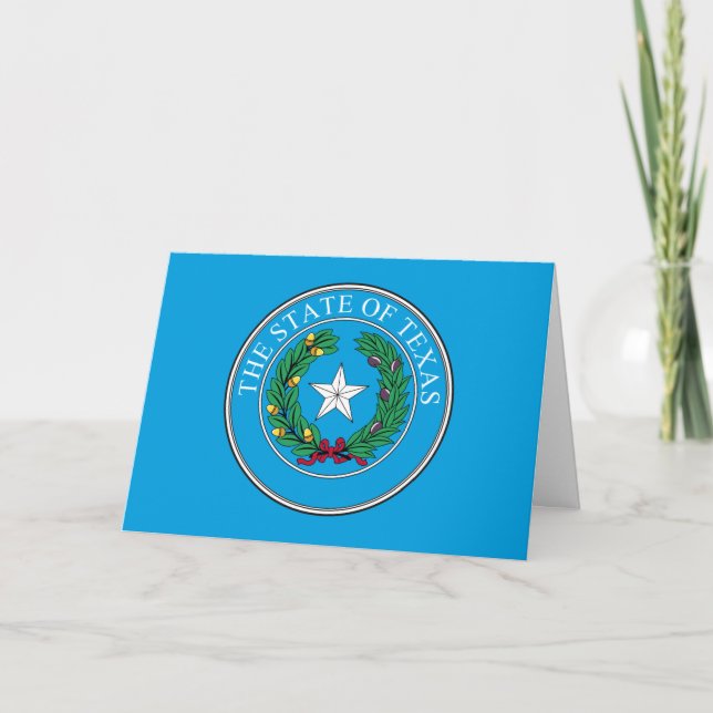 Carte Sceau Texan, Sceau du Texas (Devant)