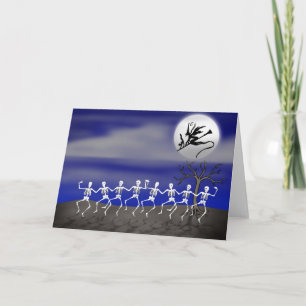 Carte Scène de la fête d'Halloween