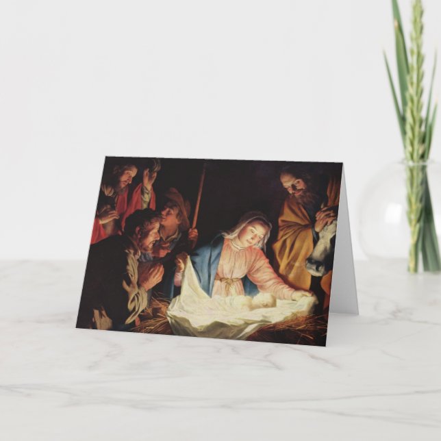 Carte Scène de la Nativité (Devant)