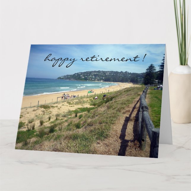 Carte scène de plage grand (Devant)