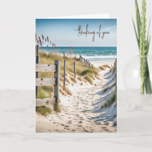 Carte Scène De Plage Penser À Vous