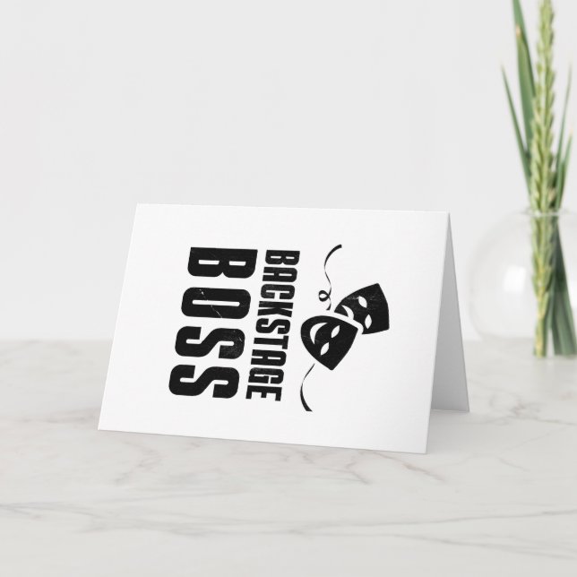 Carte Scène de théâtre Backstage Boss (Devant)