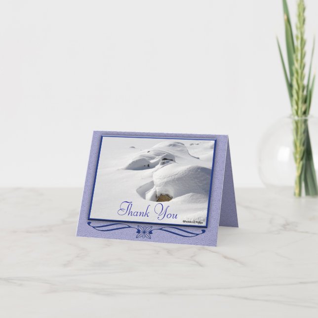 Carte Scène D'Hiver Déclenches De Neige Sur Les Rochers  (Devant)