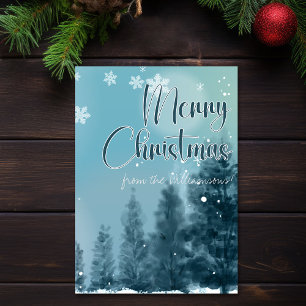 Carte Scène D'Hiver Jean 1:14 La Grâce Et La Vérité Noël