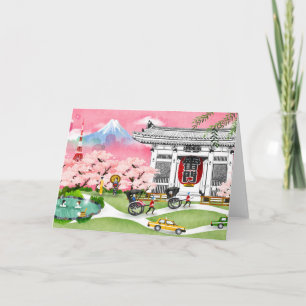 Carte Scène japonaise