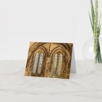 Carte Scènes d'une abbaye française